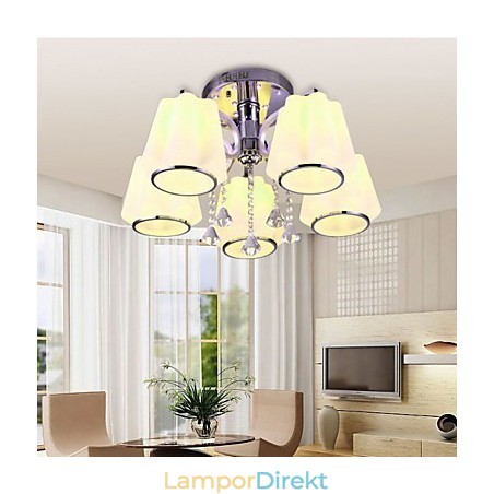 Flush Mount Crystal Modernt Samtida Glas Flush Mount Crystal Modernt Samtida Glas