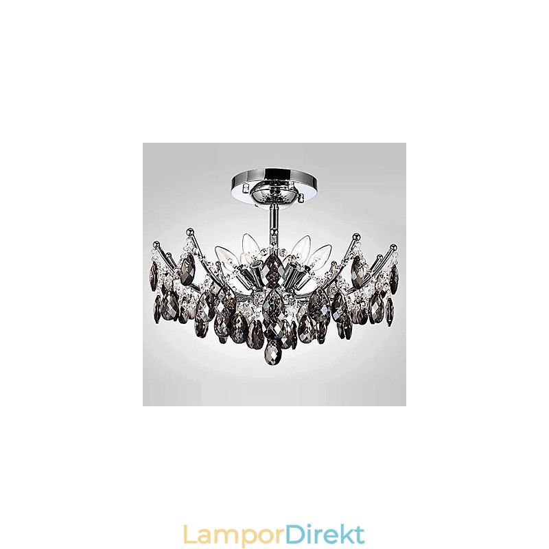 Ljuskrona 6 Ljus Enkel Modern Konstnärlig