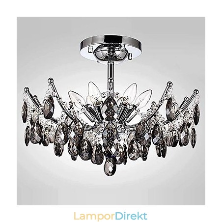 Ljuskrona 6 Ljus Enkel Modern Konstnärlig