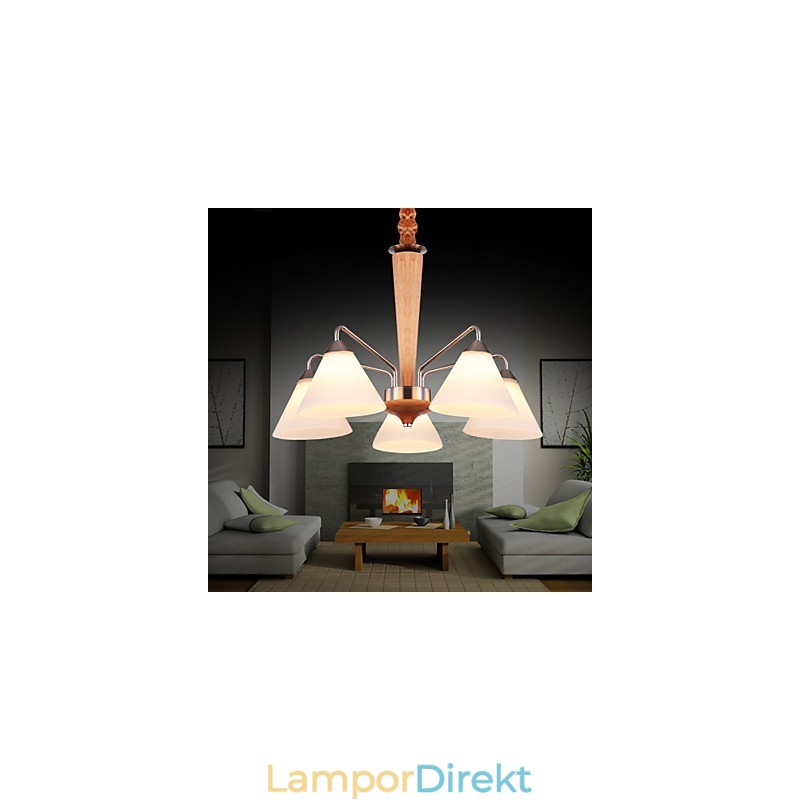 Flush Mount Mini Style Modern Contemporary Wood Bamboo