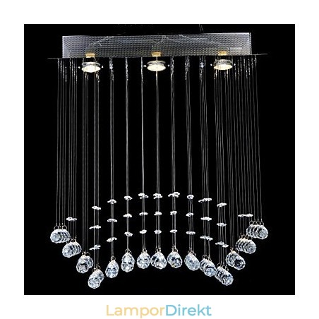 Traditionell Klassisk Kristallkrom Metall Infälld Montering Traditionell Klassisk Kristallkrom Metall Infälld Montering