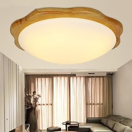 Flush Mount Traditionell Klassisk Träbambu