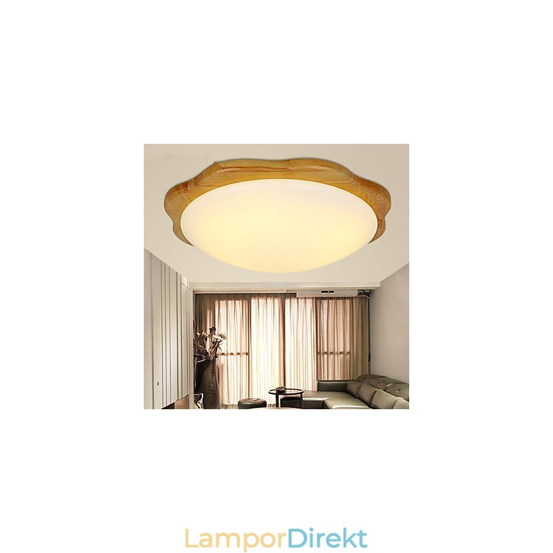 Flush Mount Traditionell Klassisk Träbambu