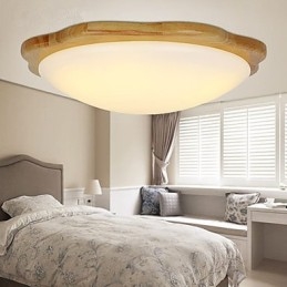 Flush Mount Traditionell Klassisk Träbambu