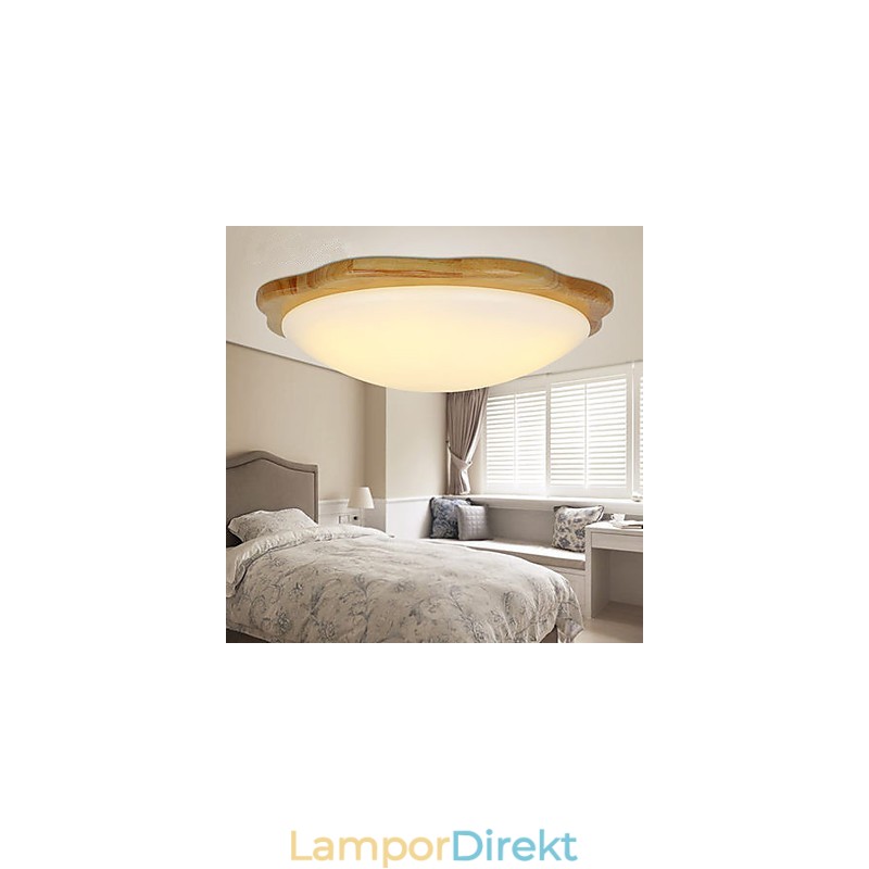 Flush Mount Traditionell Klassisk Träbambu