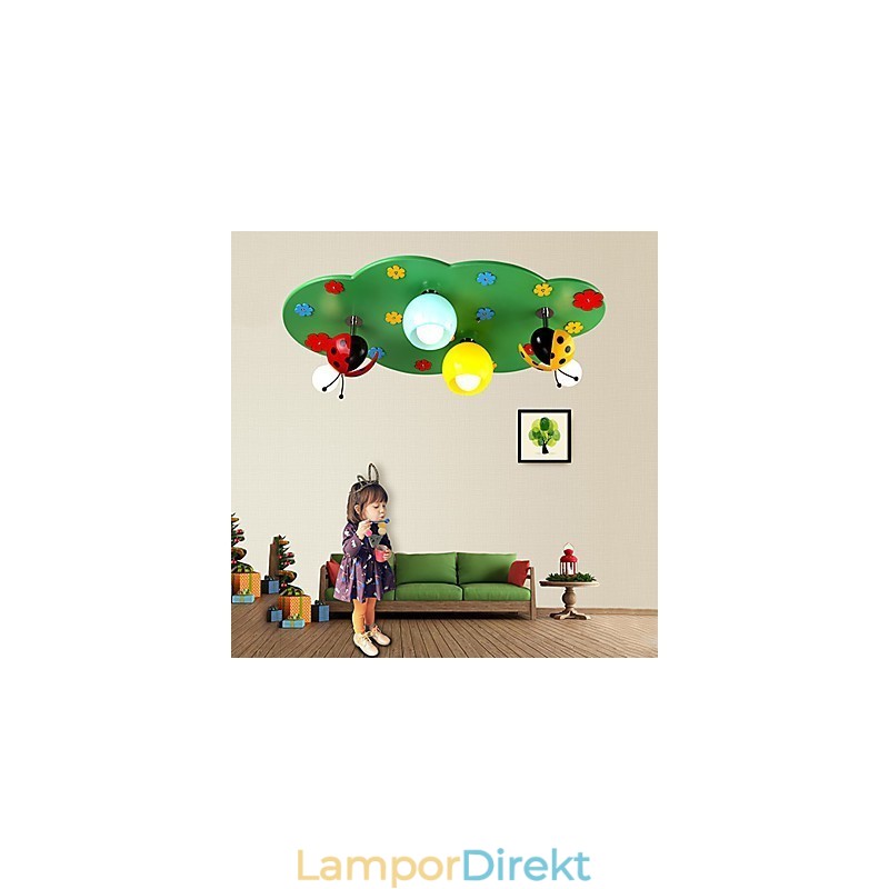 Flush Mount Modern Contemporary Wood Bamboo