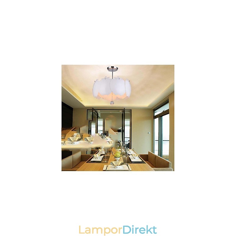 Modern Contemporary Crystal Others Metal Flush Mount