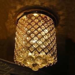Kristall Modern Flush Mount Gold Finished I Spiralform
