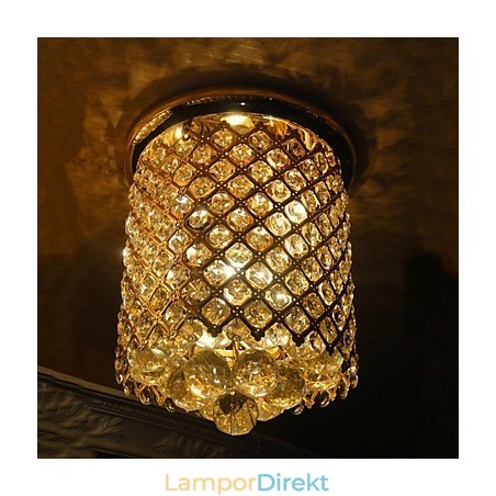 Kristall Modern Flush Mount Gold Finished I Spiralform Kristall Modern Flush Mount Gold Finished I Spiralform