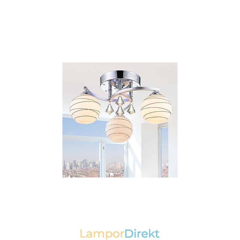 Crystal Ceiling Lights Modern Simply Lamp Lighting Garanterat