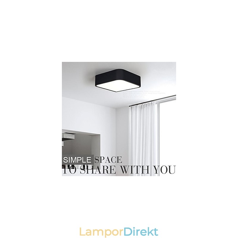 Modern Samtida Målning Metal Flush Mount
