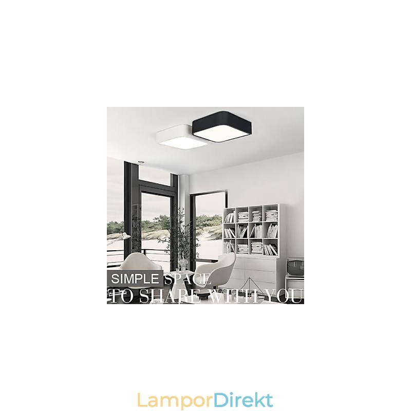 Modern Samtida Målning Metal Flush Mount