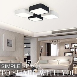 Modern Samtida Målning Metal Flush Mount