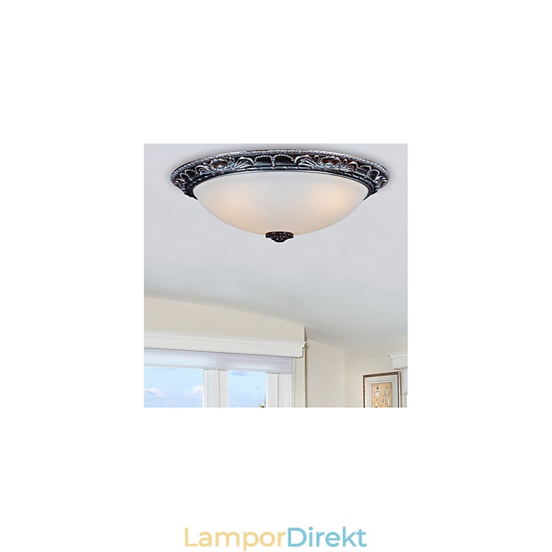 Flush Mount Vintage Traditional Classic Retro Bowl Resin