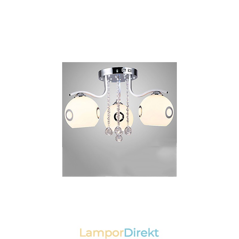 Flush Mount Crystal Modernt Samtida Glas