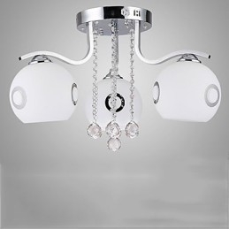 Flush Mount Crystal Modernt Samtida Glas