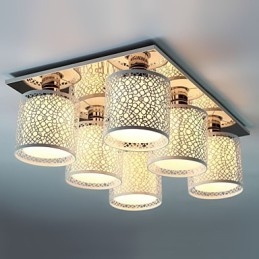 Modern Samtida Målning Metal Flush Mount