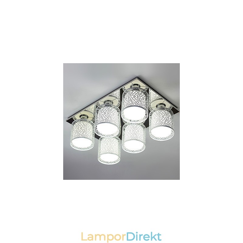 Modern Samtida Målning Metal Flush Mount