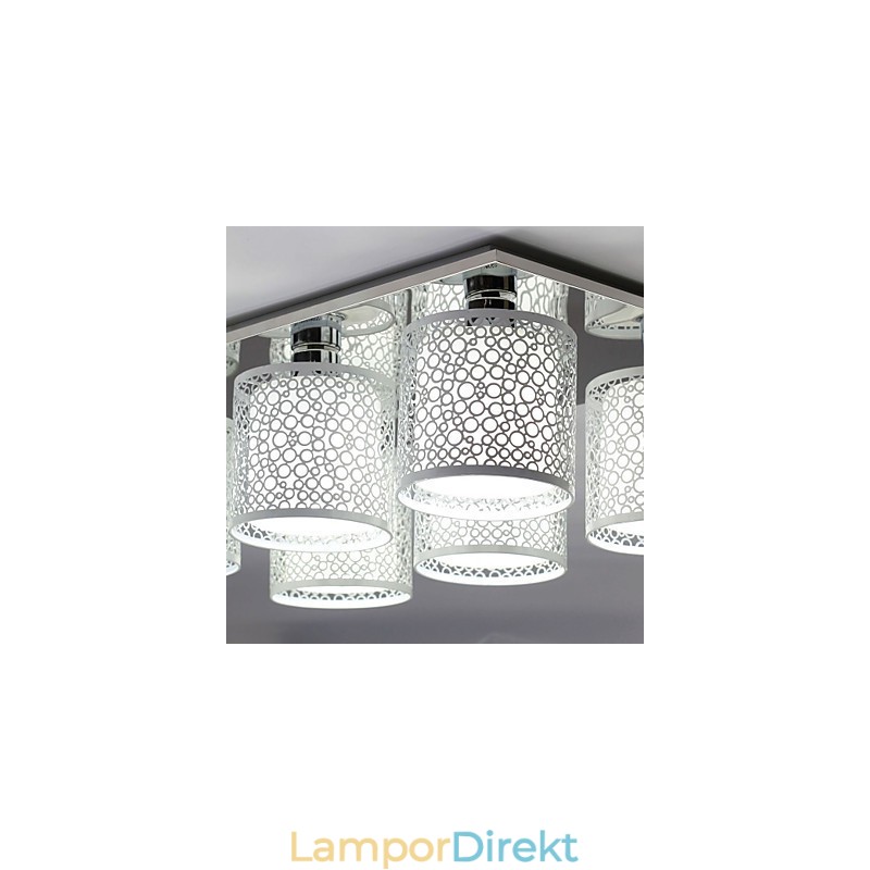 Modern Samtida Målning Metal Flush Mount