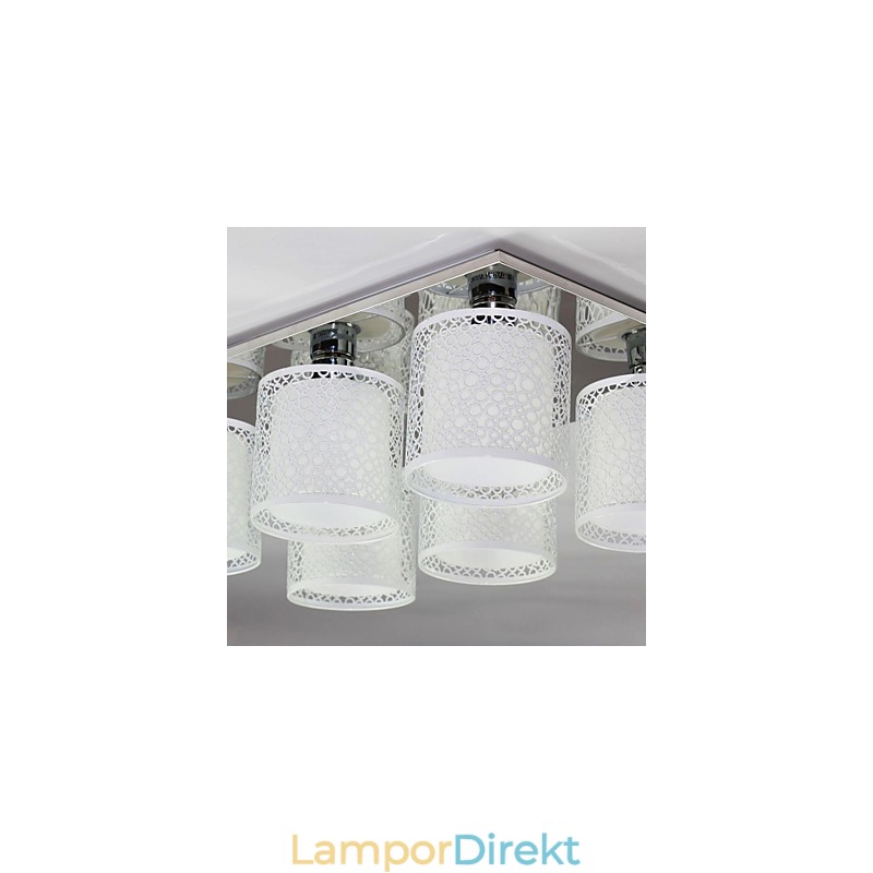 Modern Samtida Målning Metal Flush Mount