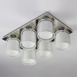 Modern Samtida Målning Metal Flush Mount