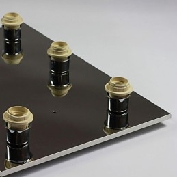 Modern Samtida Målning Metal Flush Mount