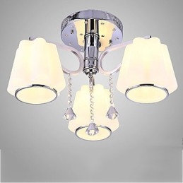Flush Mount Crystal Modernt Samtida Glas