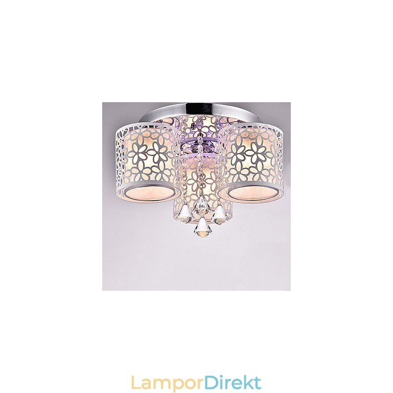 Flush Mount Crystal Modern Contemporary Metal