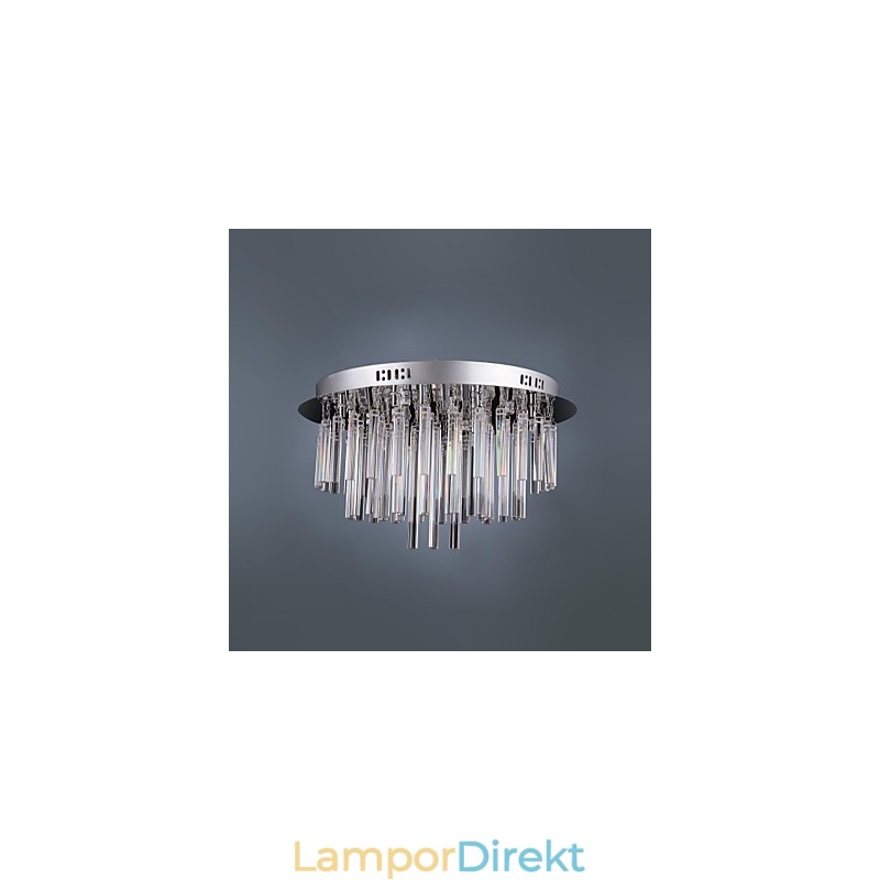 Modern Kristallkrona Med 12 Lampor