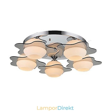 Modern Taklampa Flush Mount 5 Lampor Contemporary Metal Modern Taklampa Flush Mount 5 Lampor Contemporary Metal
