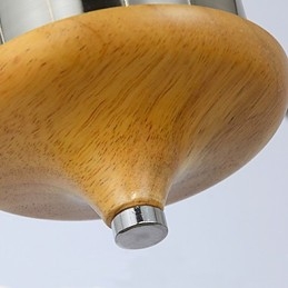 Vintage Mini Style Målning Trä Bambu Flush Mount