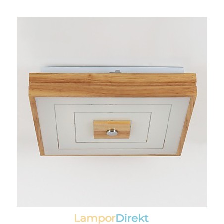 Modern Samtida Mini Style Målning Trä Bambu Flush Mount