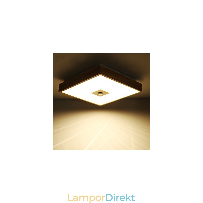 Modern Samtida Mini Style Målning Trä Bambu Flush Mount