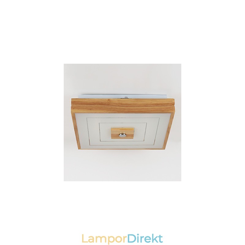 Modern Samtida Mini Style Målning Trä Bambu Flush Mount