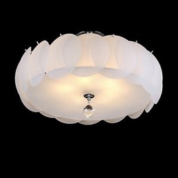5 Ljus Glas Ljuskrona Modern Hängande Ljus Familj
