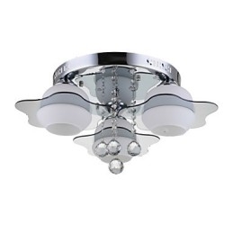 Fjärrkontroll Flush Mount Modern Contemporary 3 Lampor Med Röd Blå Färg