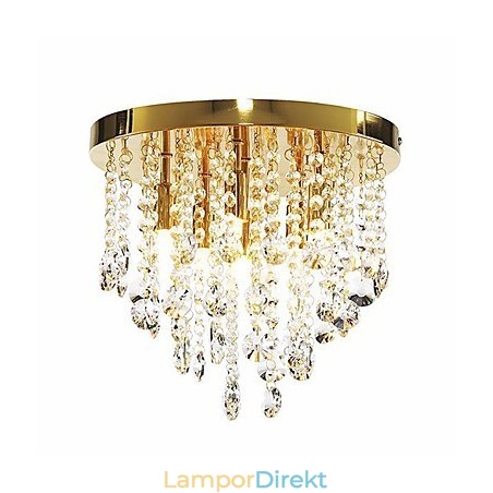 Modernt Semi-Infällt Kristallfäste Med 6 Lampor (G9-Lampfot) Modernt Semi-Infällt Kristallfäste Med 6 Lampor (G9-Lampfot)