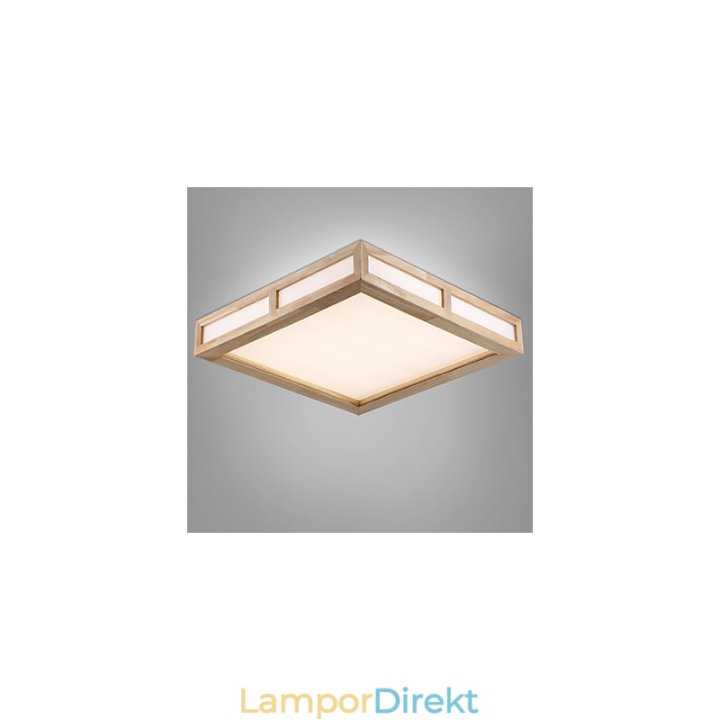 Flush Mount Mini Style Modern Contemporary Wood Bamboo