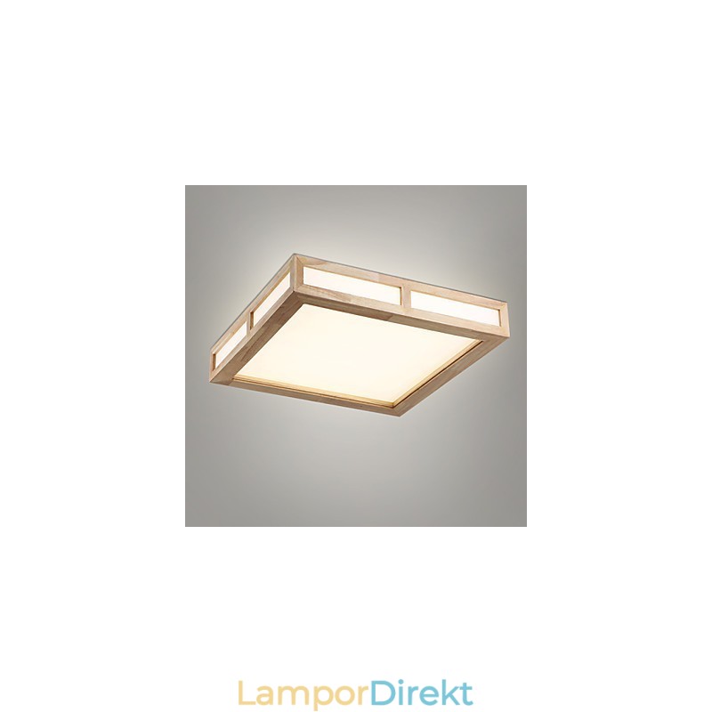 Flush Mount Mini Style Modern Contemporary Wood Bamboo