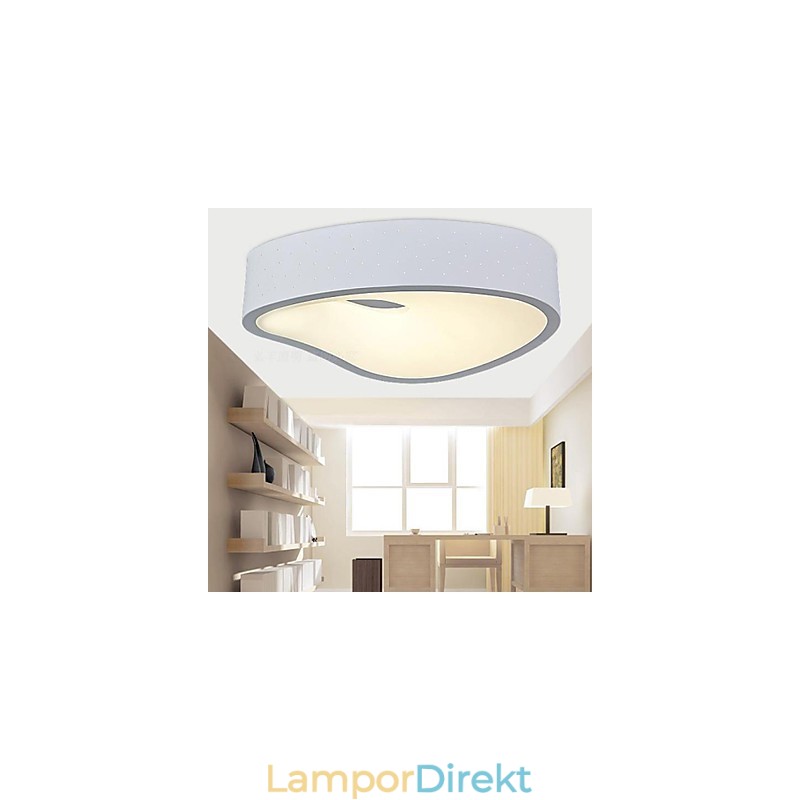 Pendellampor 1 Ljus Modern Vit Metall Och Akryl