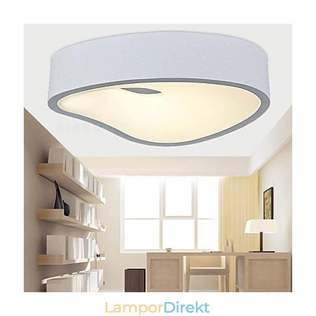 Pendellampor 1 Ljus Modern Vit Metall Och Akryl Pendellampor 1 Ljus Modern Vit Metall Och Akryl
