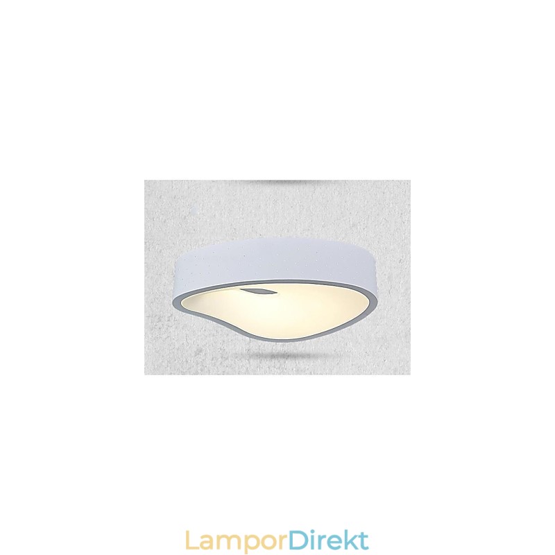 Pendellampor 1 Ljus Modern Vit Metall Och Akryl
