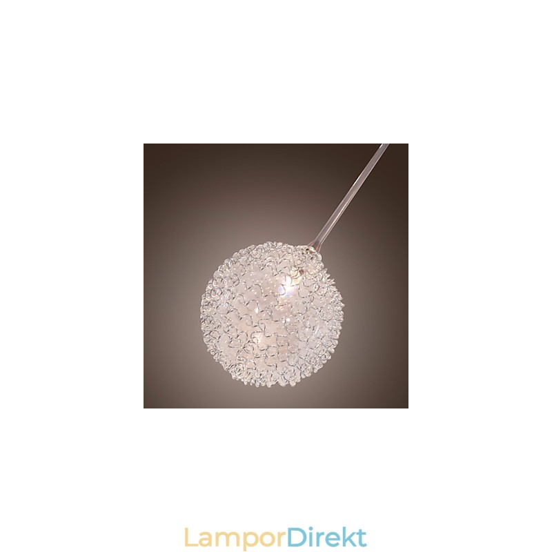 G4 12 Ljus Iron Flush Mount Light Med Aluminiumskärmar