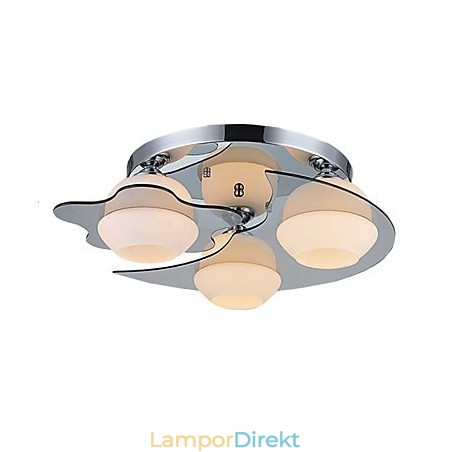 Modern Taklampa Flush Mount 3 Lampor Contemporary Metal Modern Taklampa Flush Mount 3 Lampor Contemporary Metal