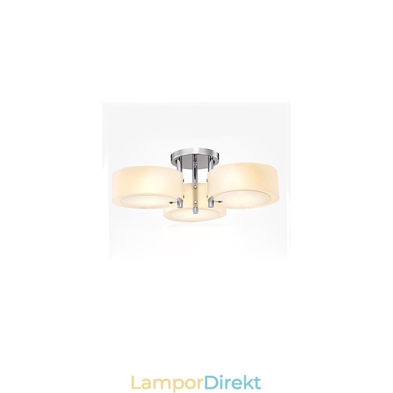 Flush Mount Modern Contemporary 3 Lights Ceiling Light Metal