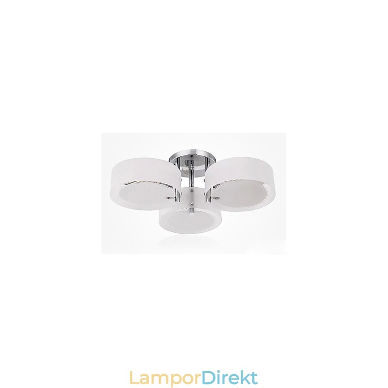 Flush Mount Modern Contemporary 3 Lights Ceiling Light Metal