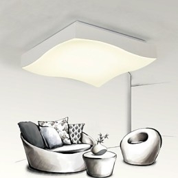 Taklampa 1 Ljus Modern Enkel Konstnärlig