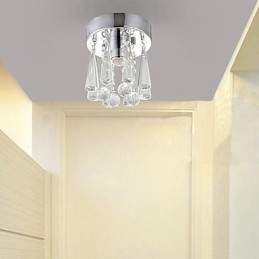 Modern Crystal 1 Lights Flush Mount I Kronform