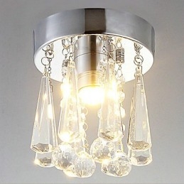 Modern Crystal 1 Lights Flush Mount I Kronform