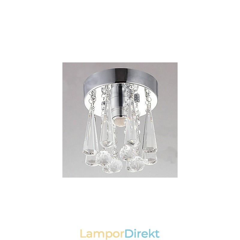 Modern Crystal 1 Lights Flush Mount I Kronform